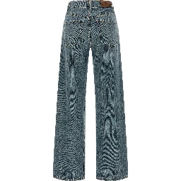 Blue Cotton Jeans Denim