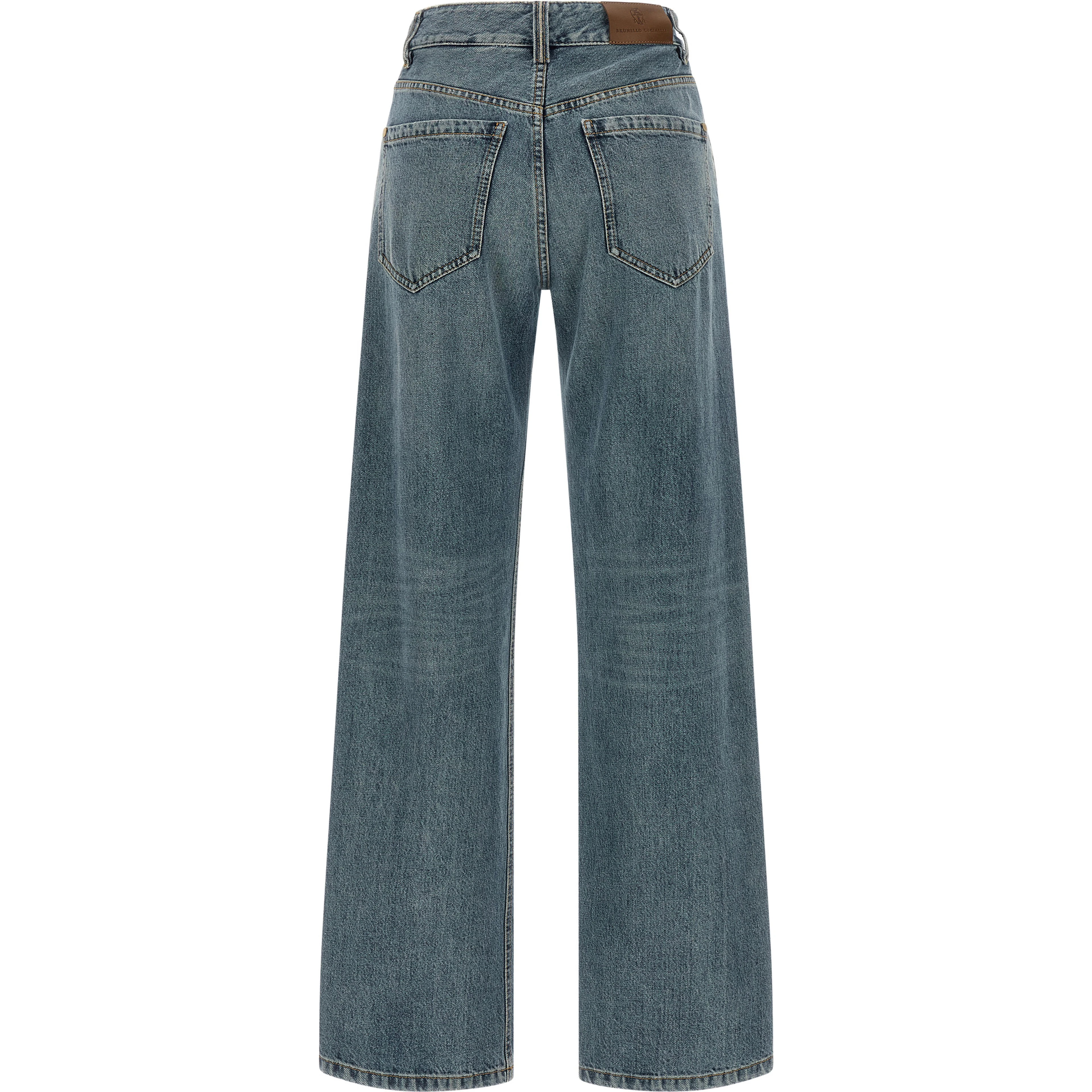 Blue Cotton Jeans Denim