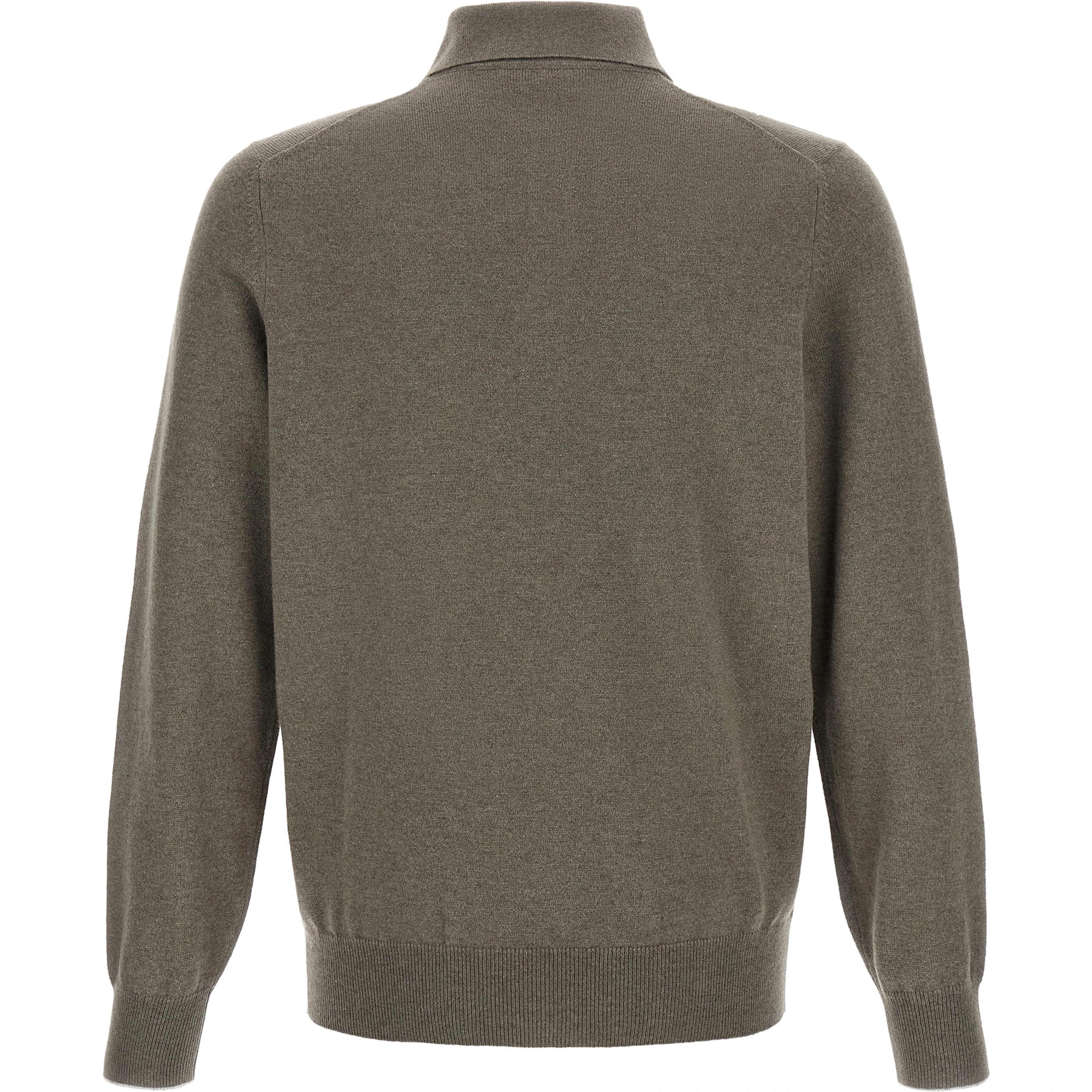 Bicolor Cashmere Polo Shirt