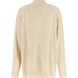Beige Wool Cardigan