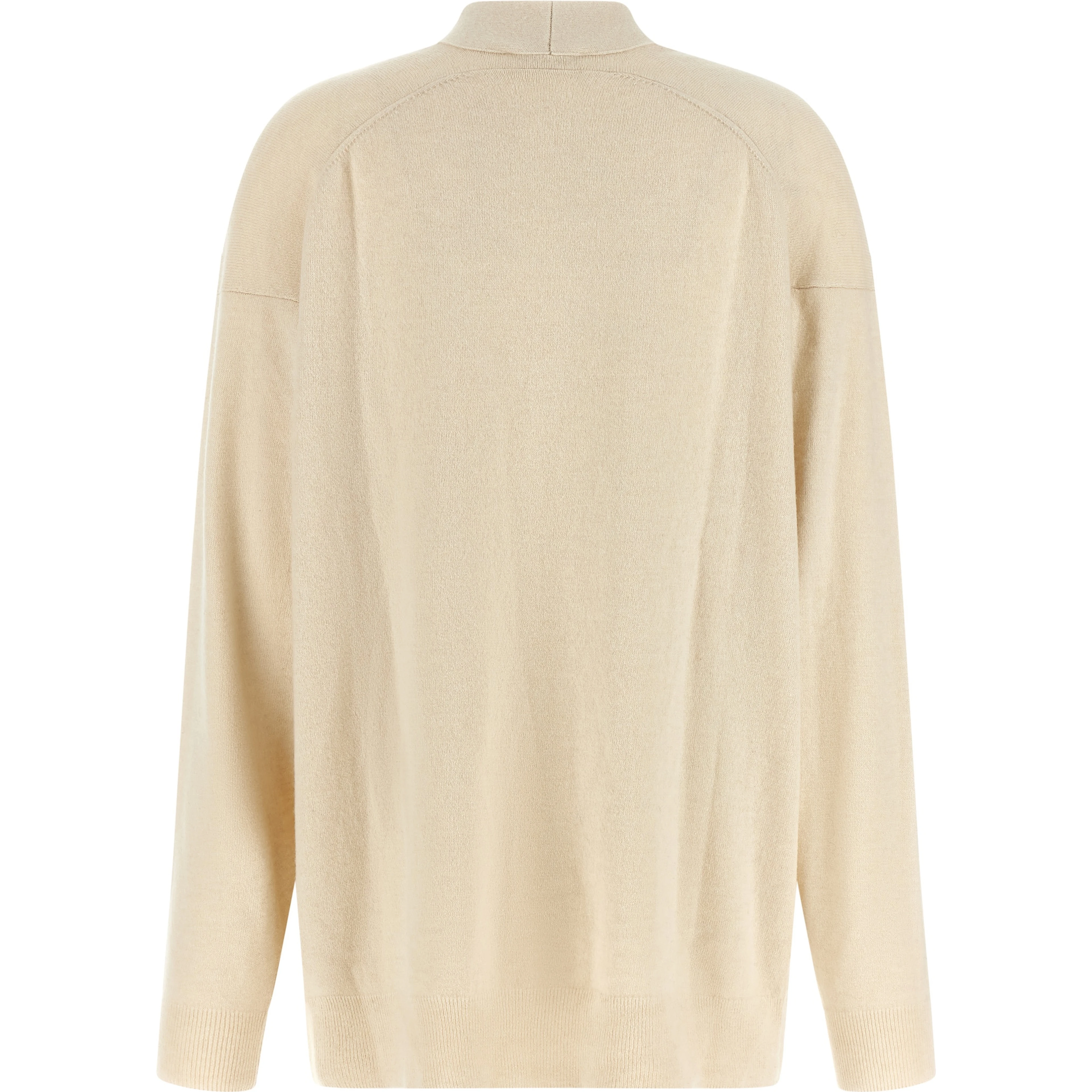 Beige Wool Cardigan