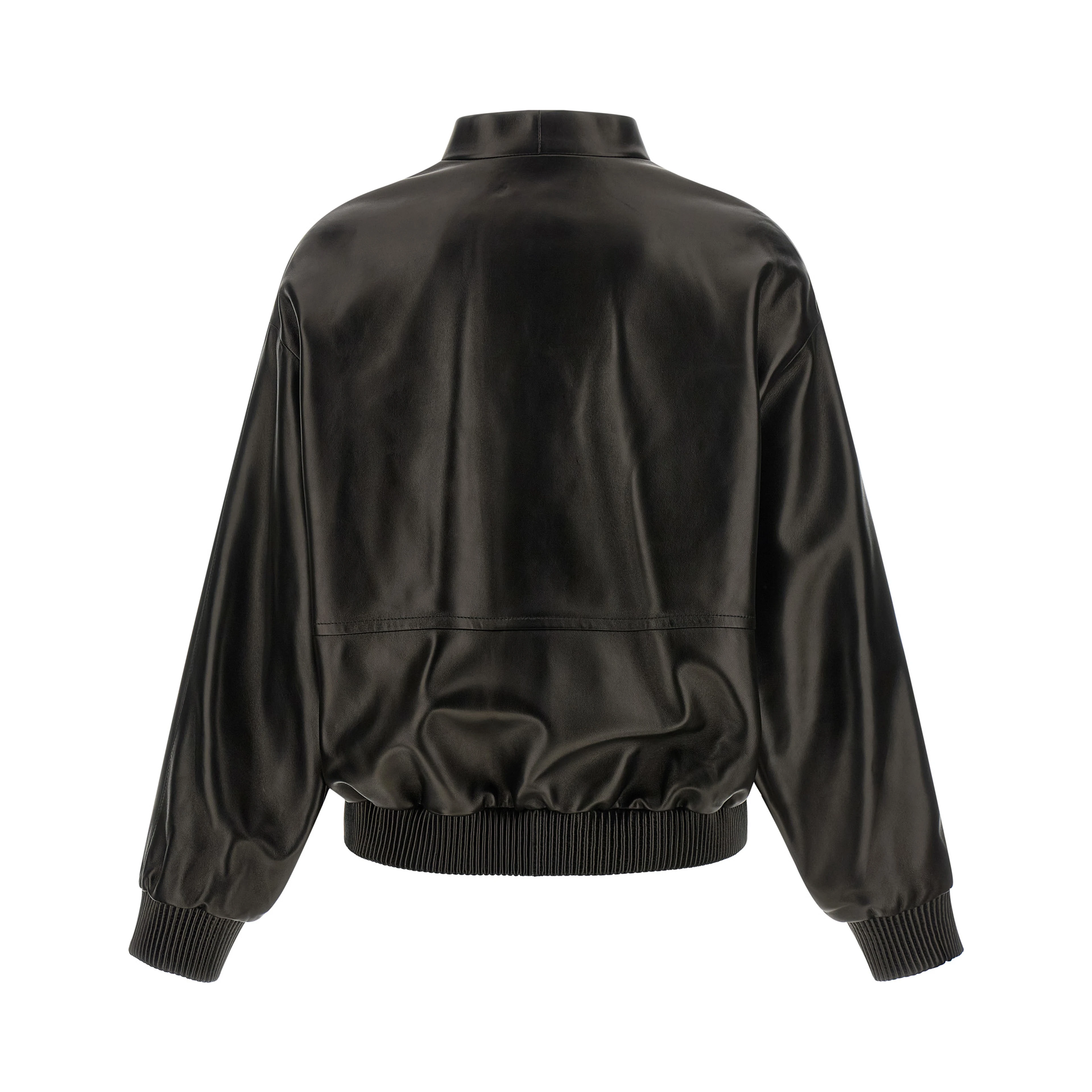 Black Lamb Leather Leather Jacket