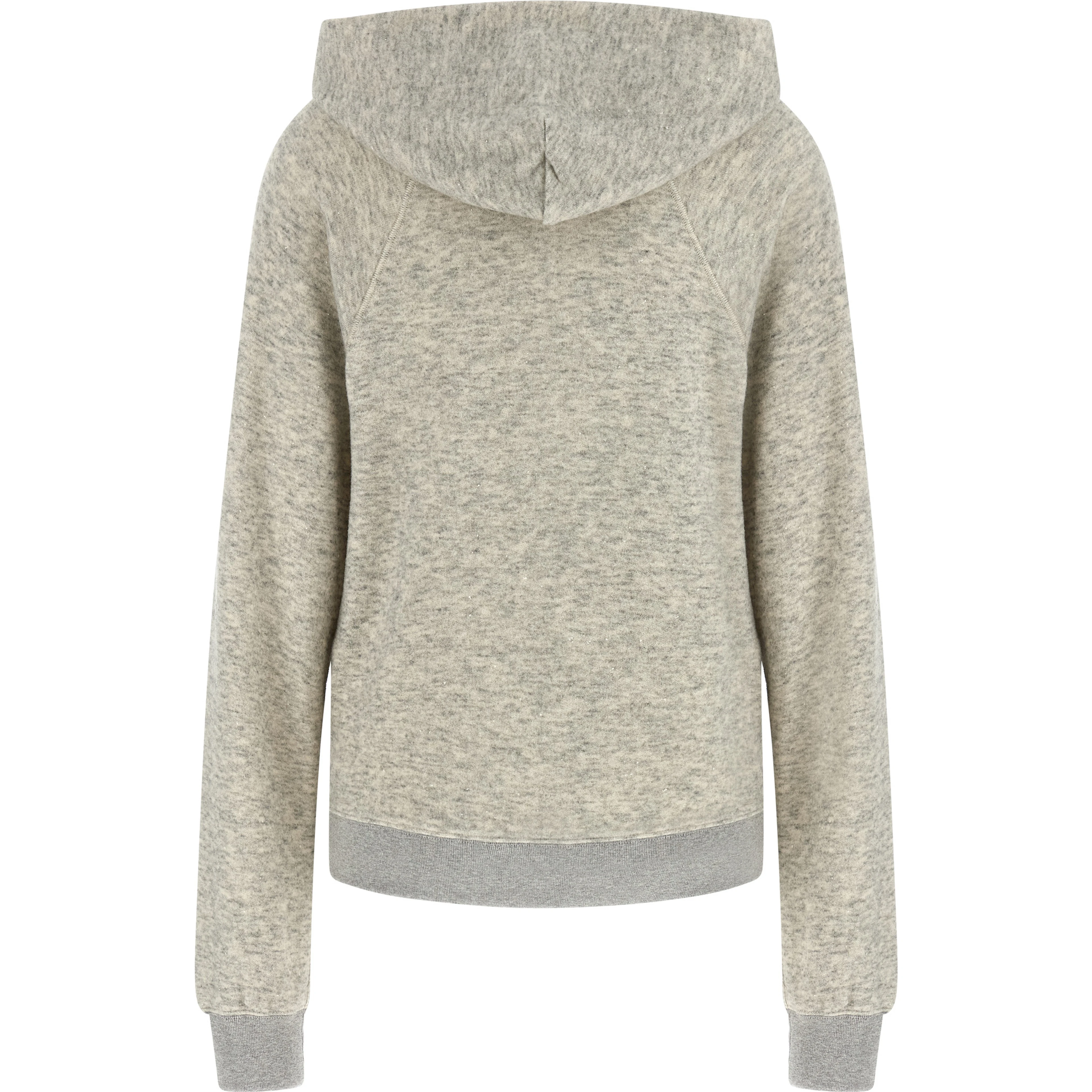 Gray Cotton Hoodie