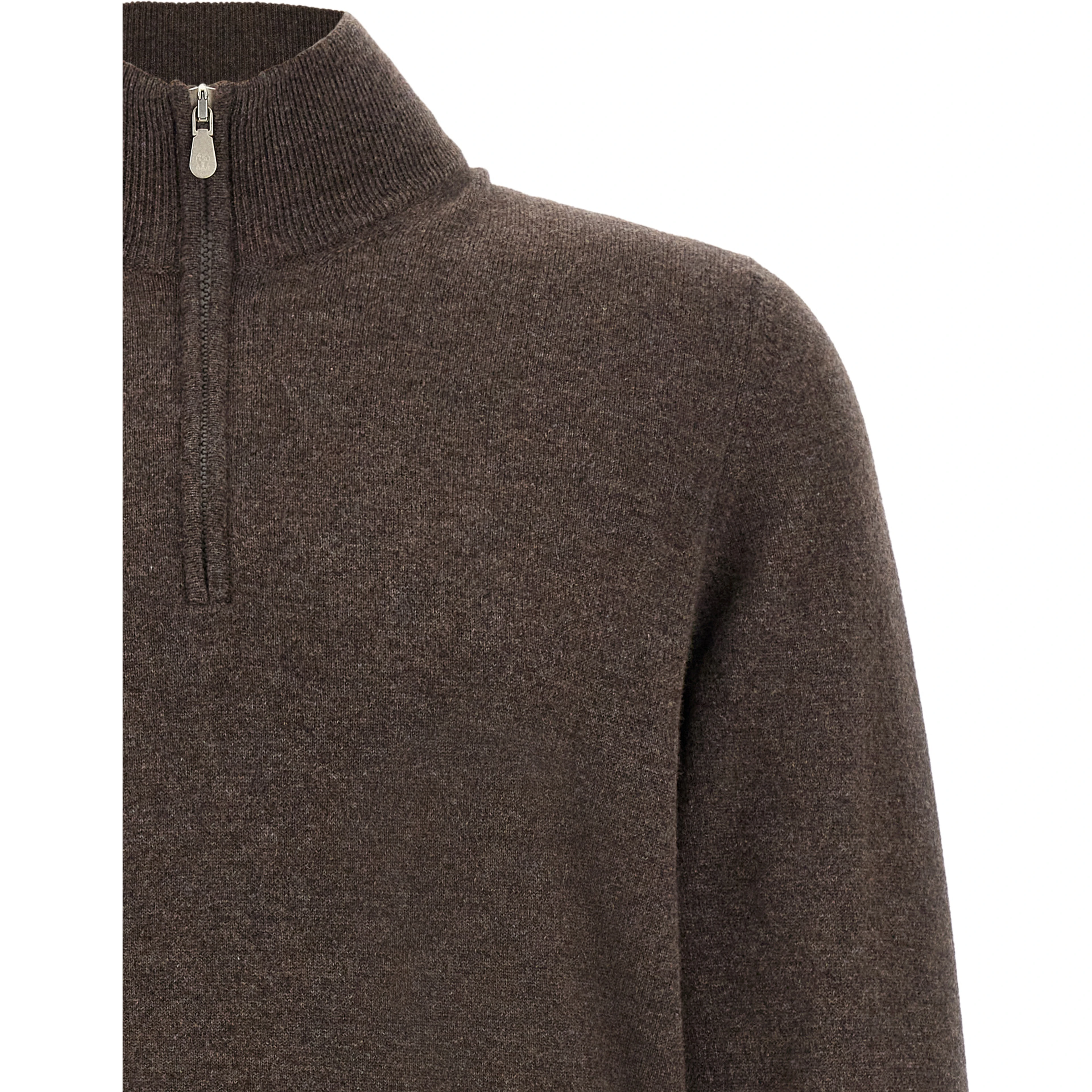 Brown Cashmere Cardigan
