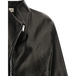 Black Lamb Leather Leather Jacket