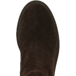 Brown Lamb Leather Over The Knee