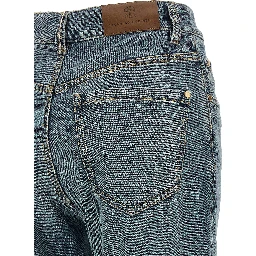 Blue Cotton Jeans Denim