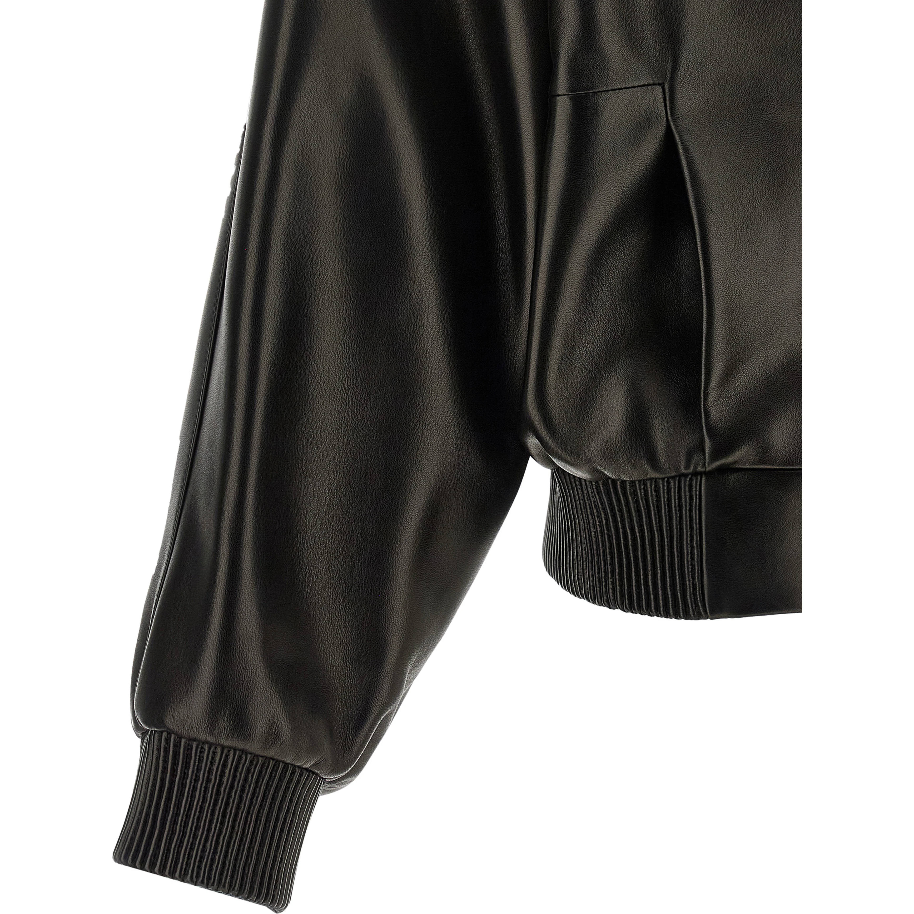 Black Lamb Leather Leather Jacket