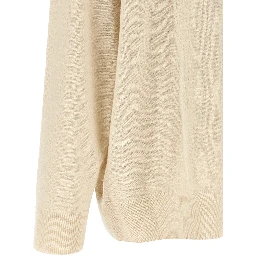 Beige Wool Cardigan