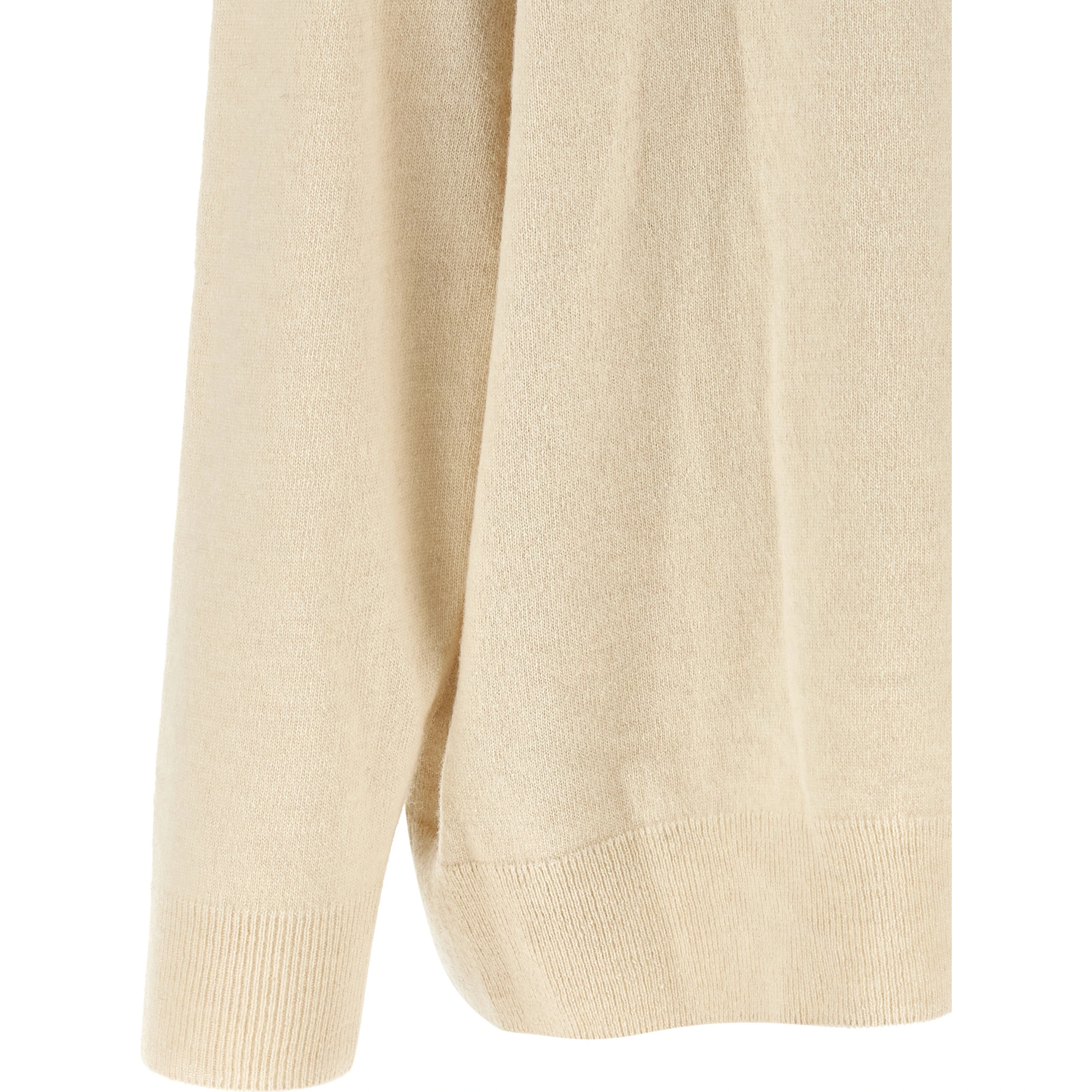 Beige Wool Cardigan