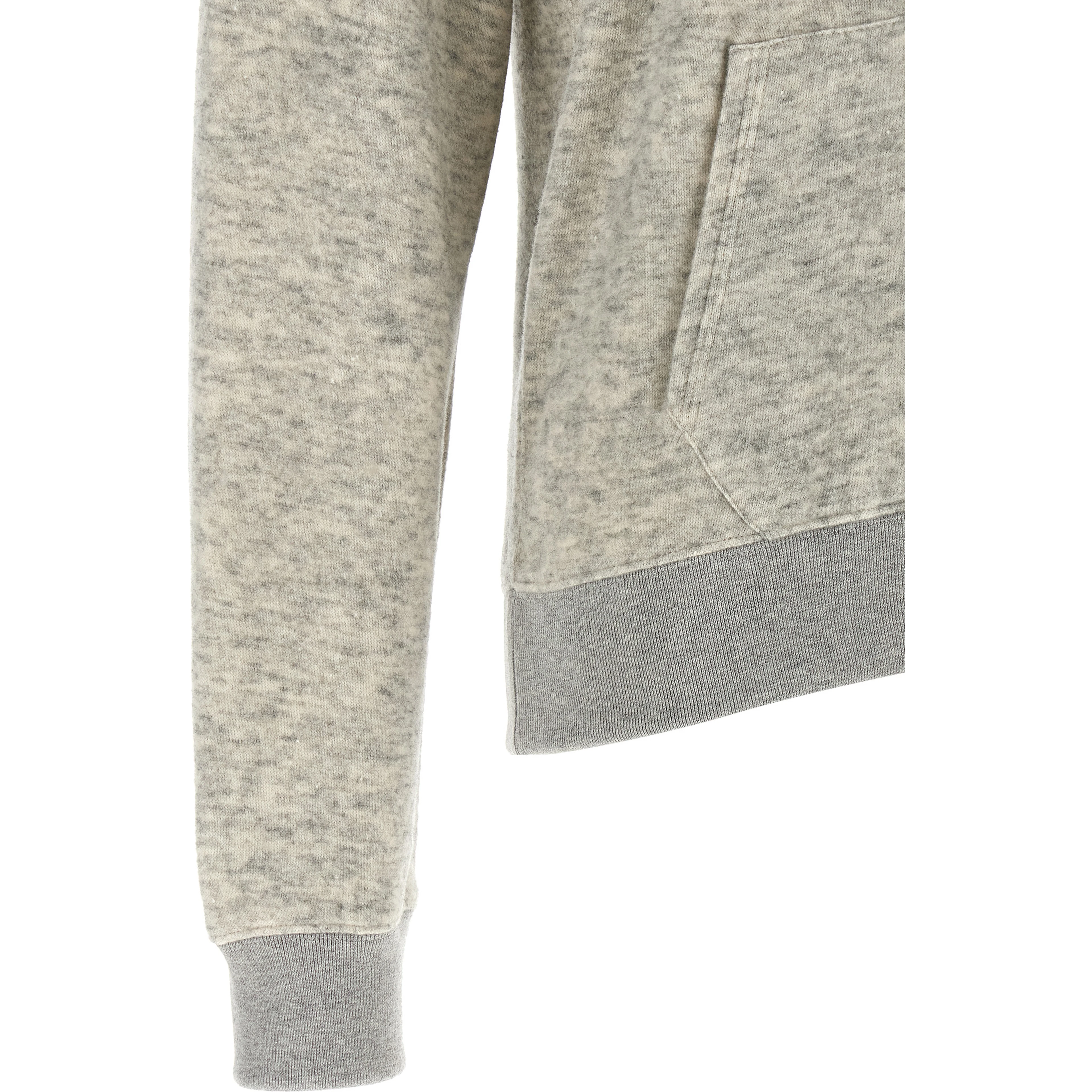 Gray Cotton Hoodie