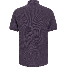 Purple Cotton Polo Shirt