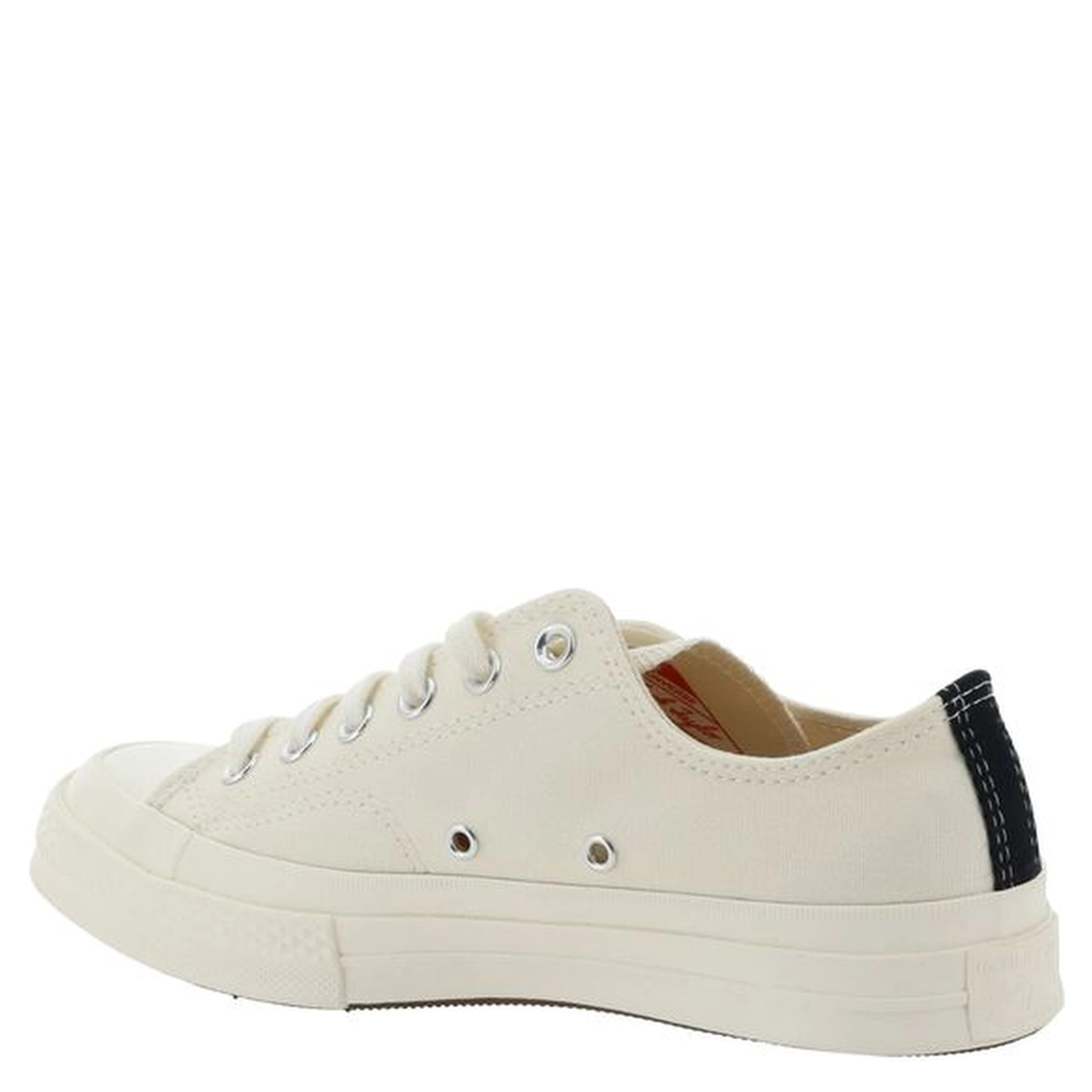 White Rubber Low Top Sneakers