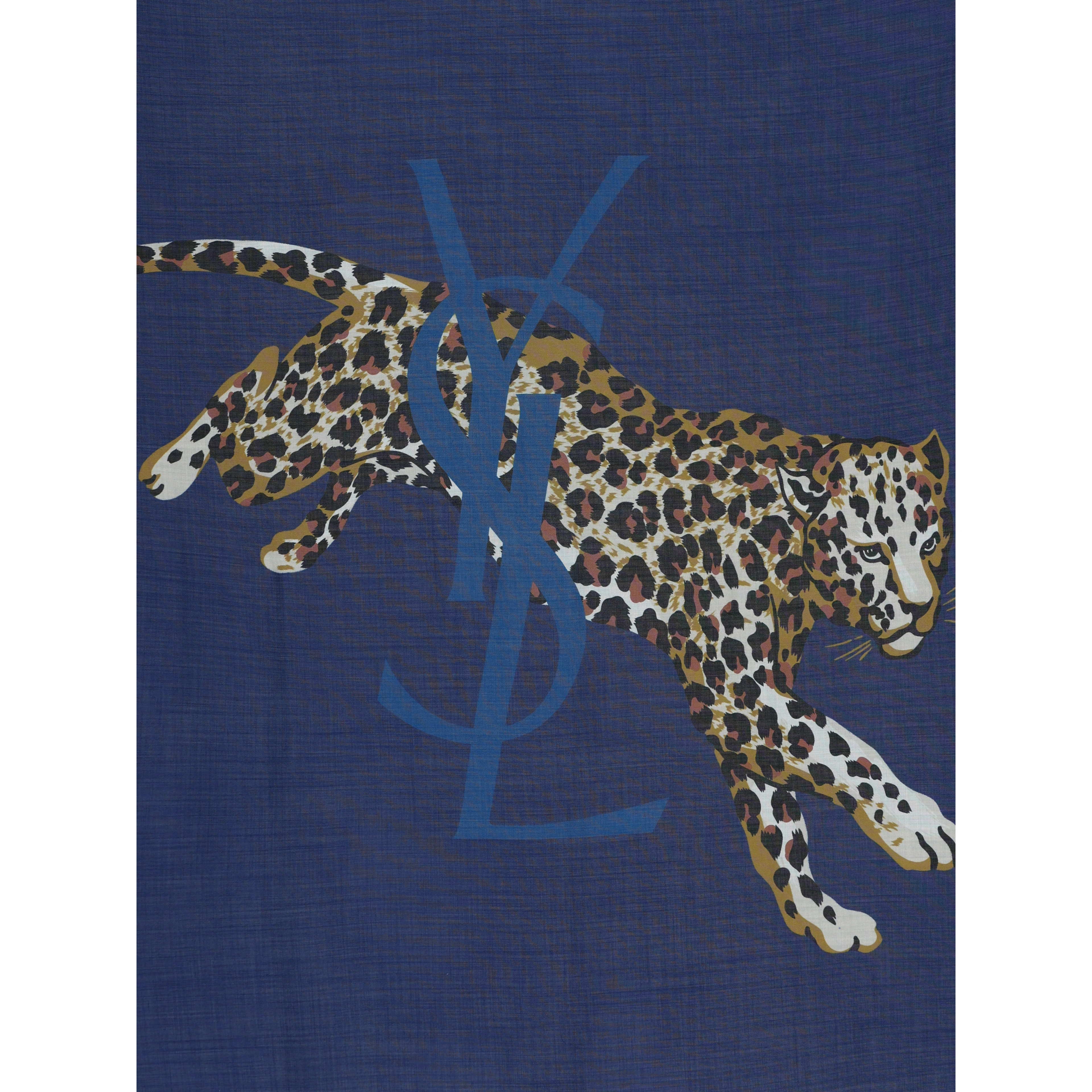 Saint Laurent  Scarfs Blue