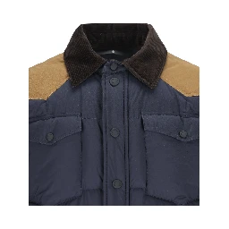 MONCLER GRENOBLE Coats Blue