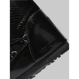 Black satin Icon Glance boots