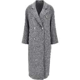 'Irvin' double-breasted drap coat