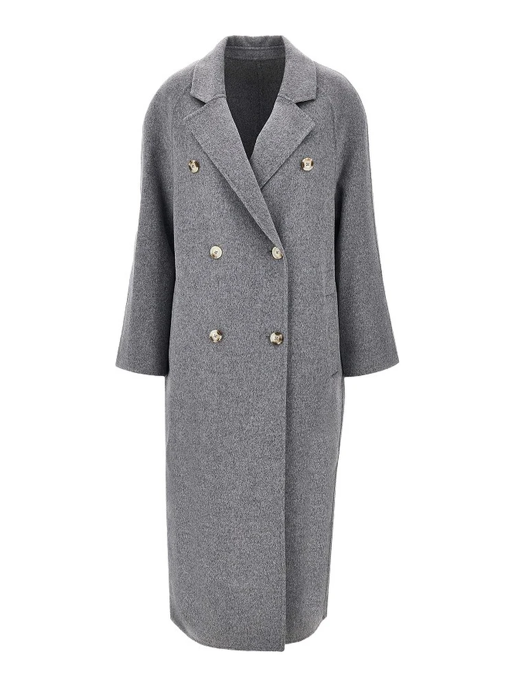 'Irvin' double-breasted drap coat
