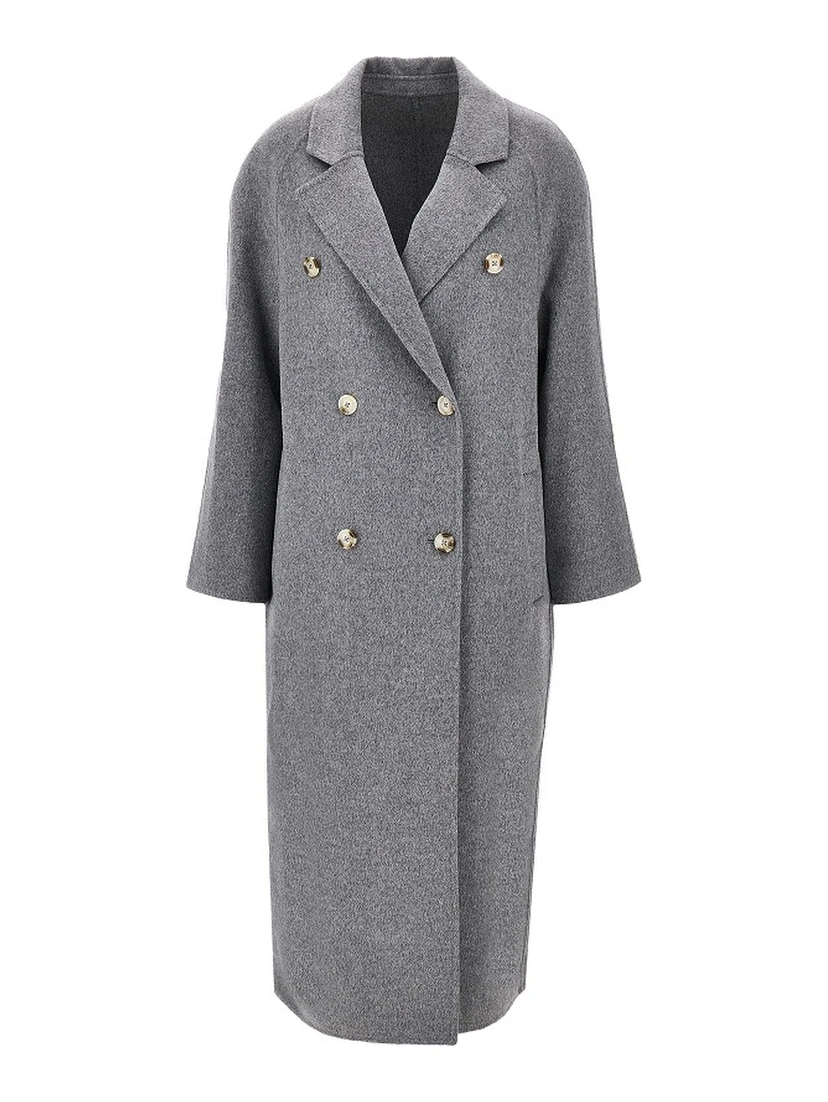 'Irvin' double-breasted drap coat