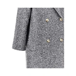 'Irvin' double-breasted drap coat