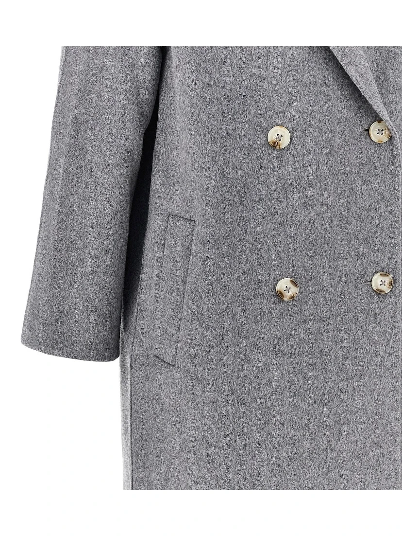 'Irvin' double-breasted drap coat