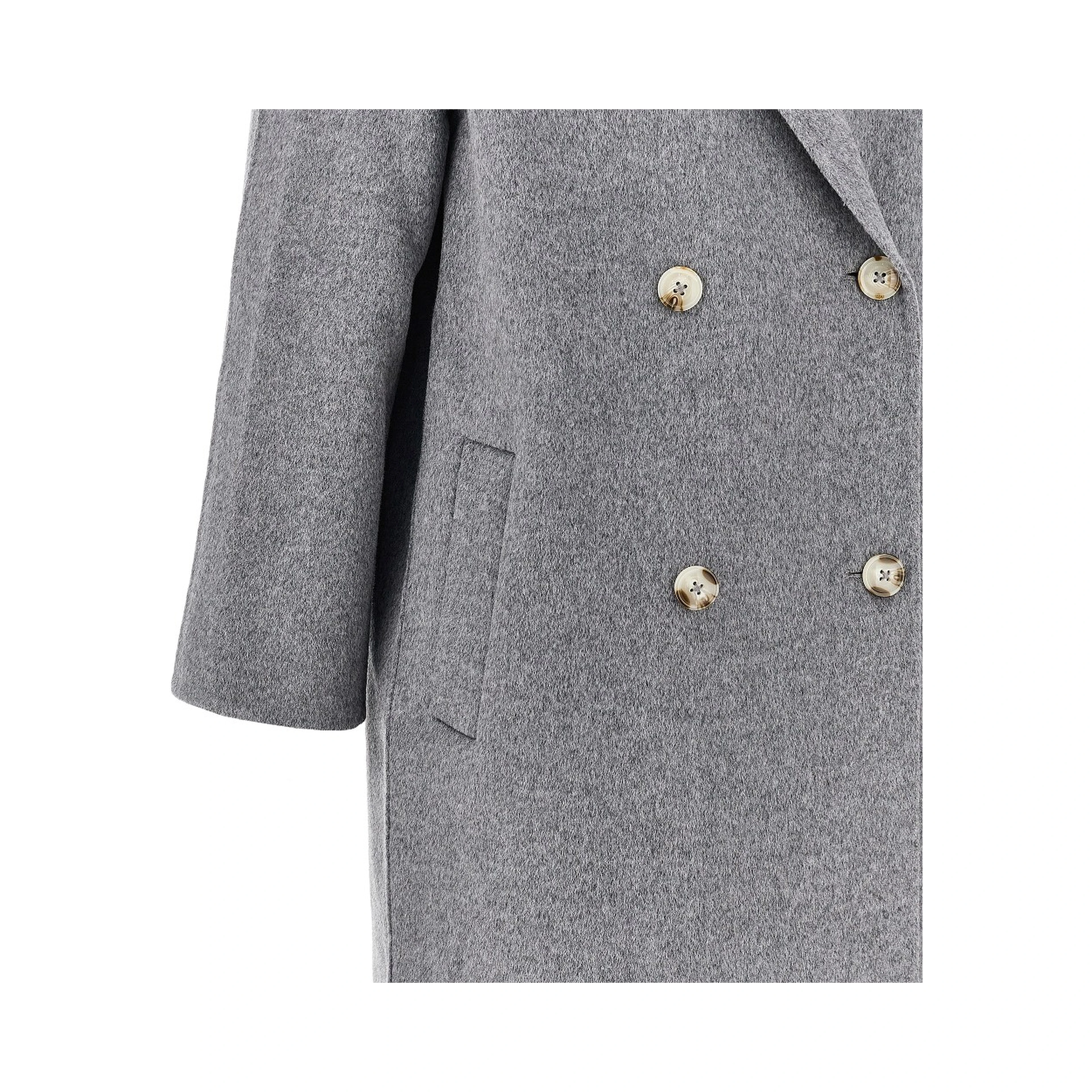 'Irvin' double-breasted drap coat
