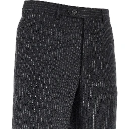 'Bridge' pinstriped pants