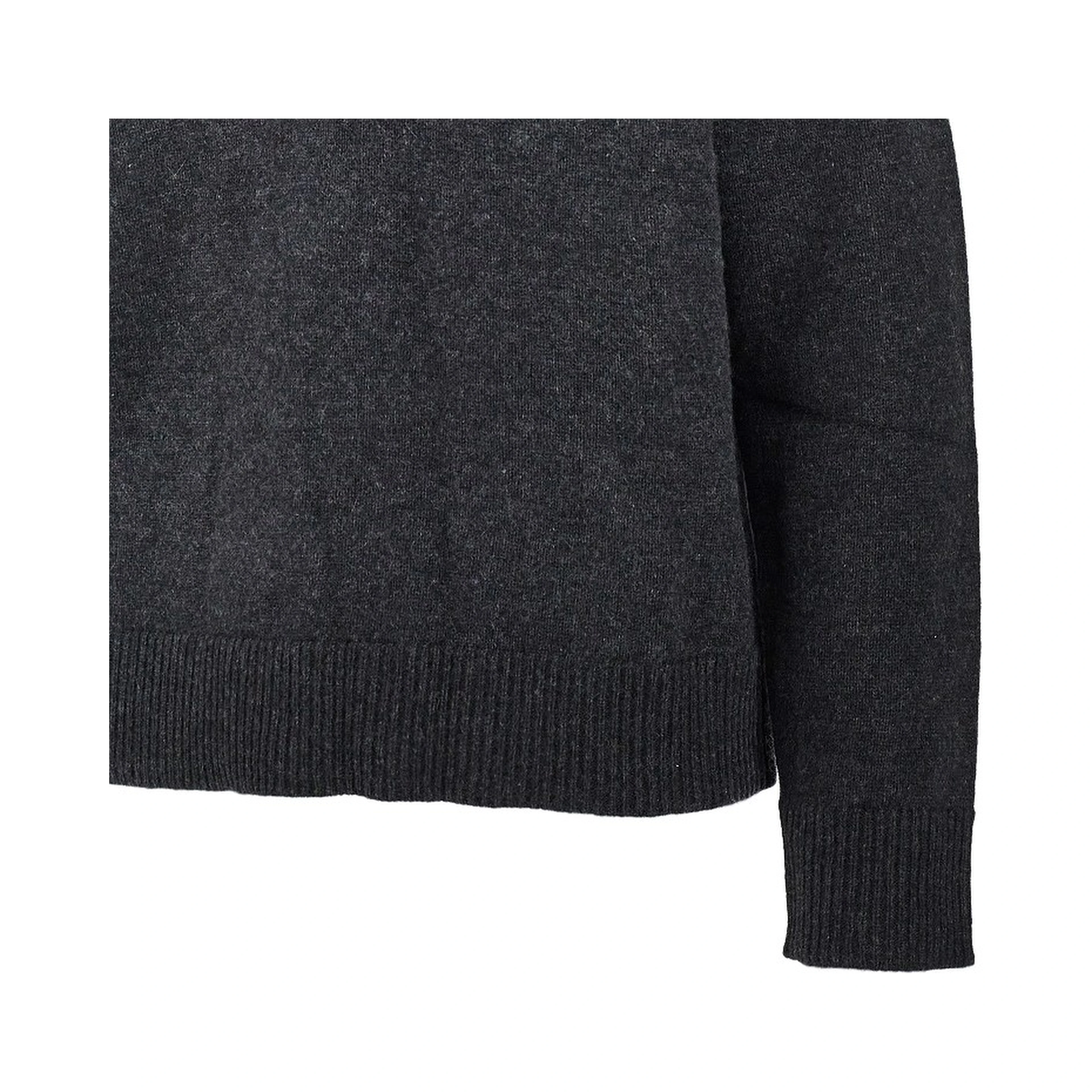 'Leyla' sweater with lace trim