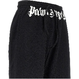 Waist logo print sweatpants