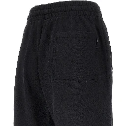 Waist logo print sweatpants