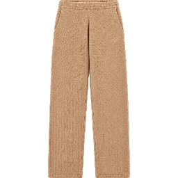 S LOGO CASHMERE TROUSERS