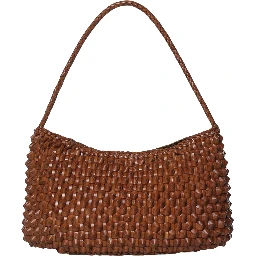 BASIL CACTUS WEAVE SHOULDER TOTE