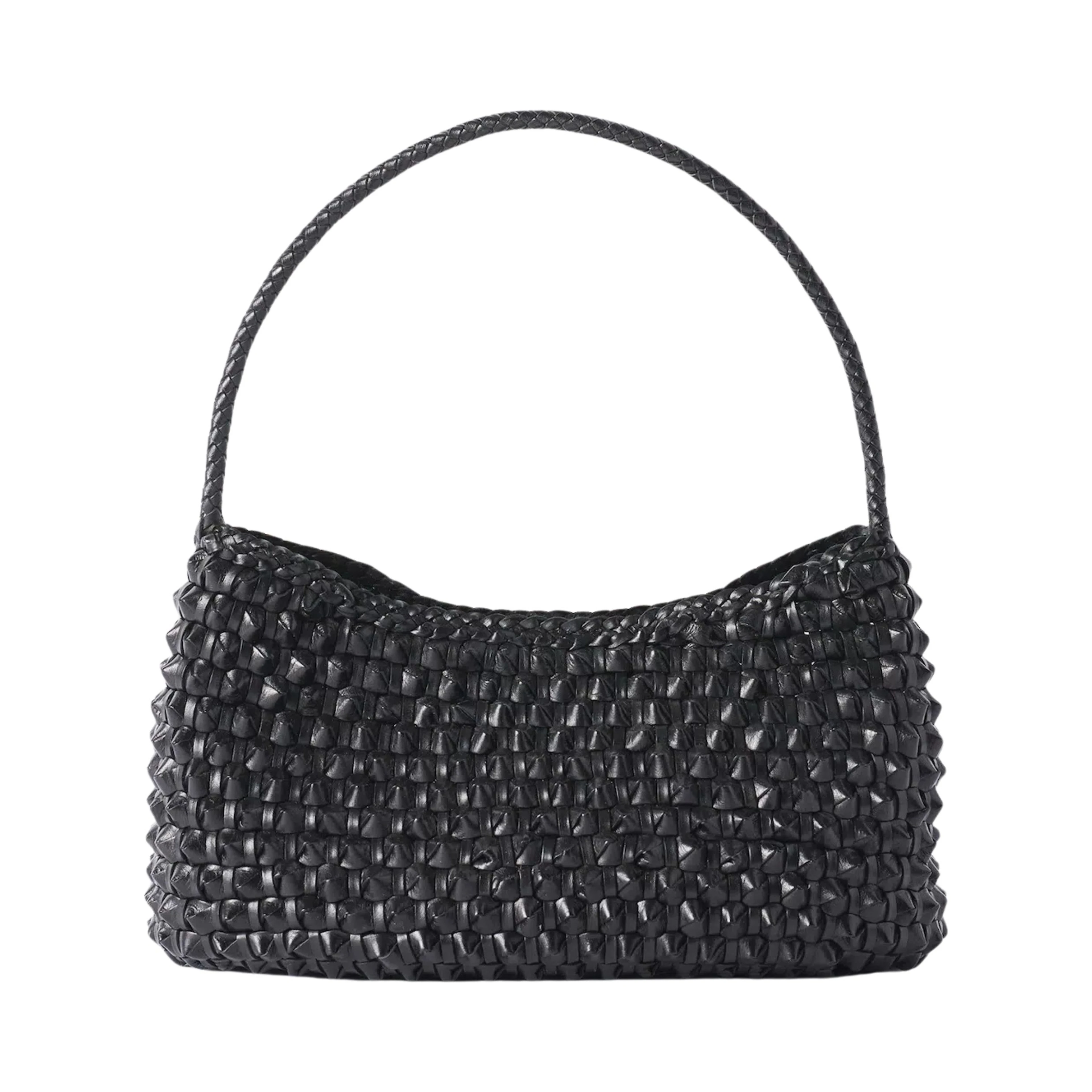 BASIL CACTUS WEAVE SHOULDER TOTE