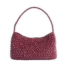 BASIL CACTUS WEAVE SHOULDER TOTE