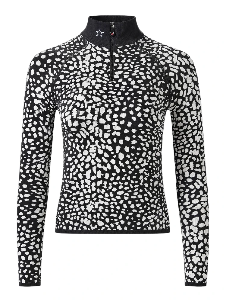 PERFECT JACQAUARD 14 ZIP BASE LAYER