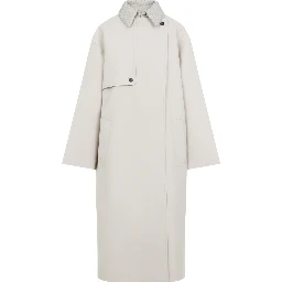 Bottega Veneta Wool Cotton Striped Coat