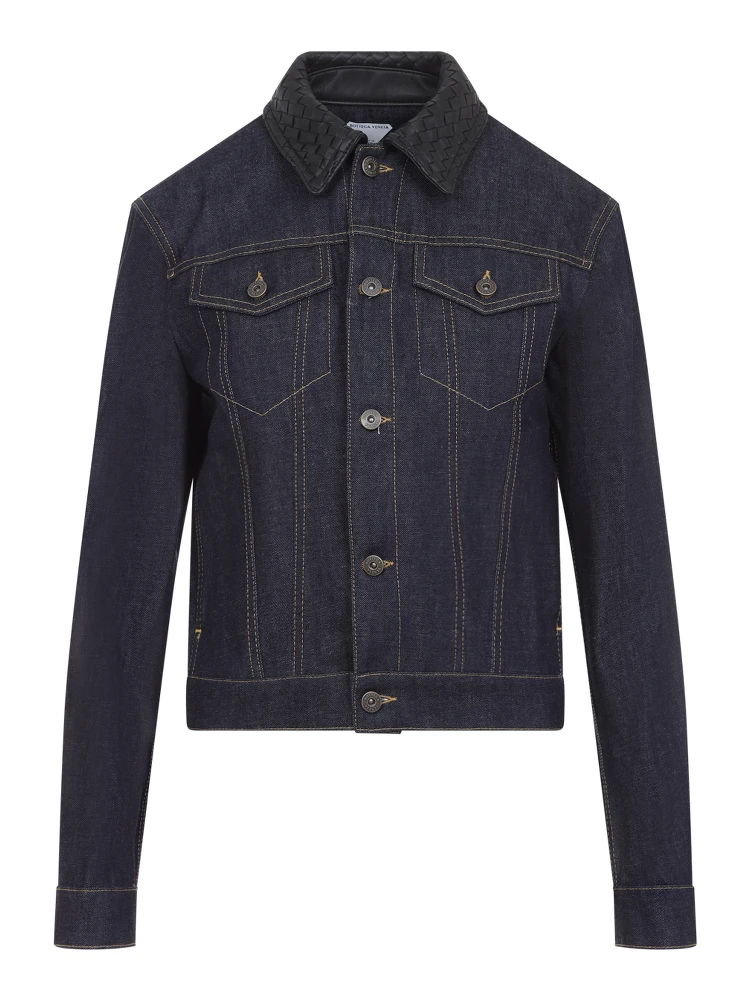 Bottega Veneta Raw Indigo Denim Jacket