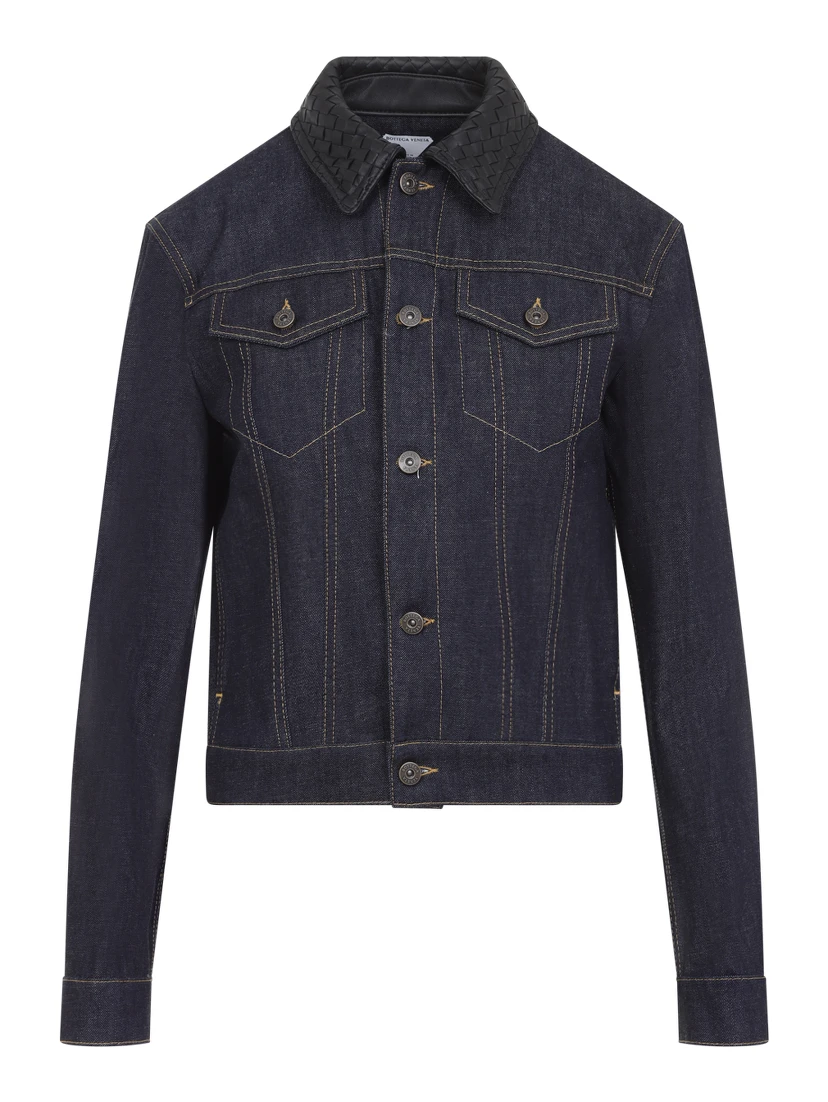 Bottega Veneta Raw Indigo Denim Jacket