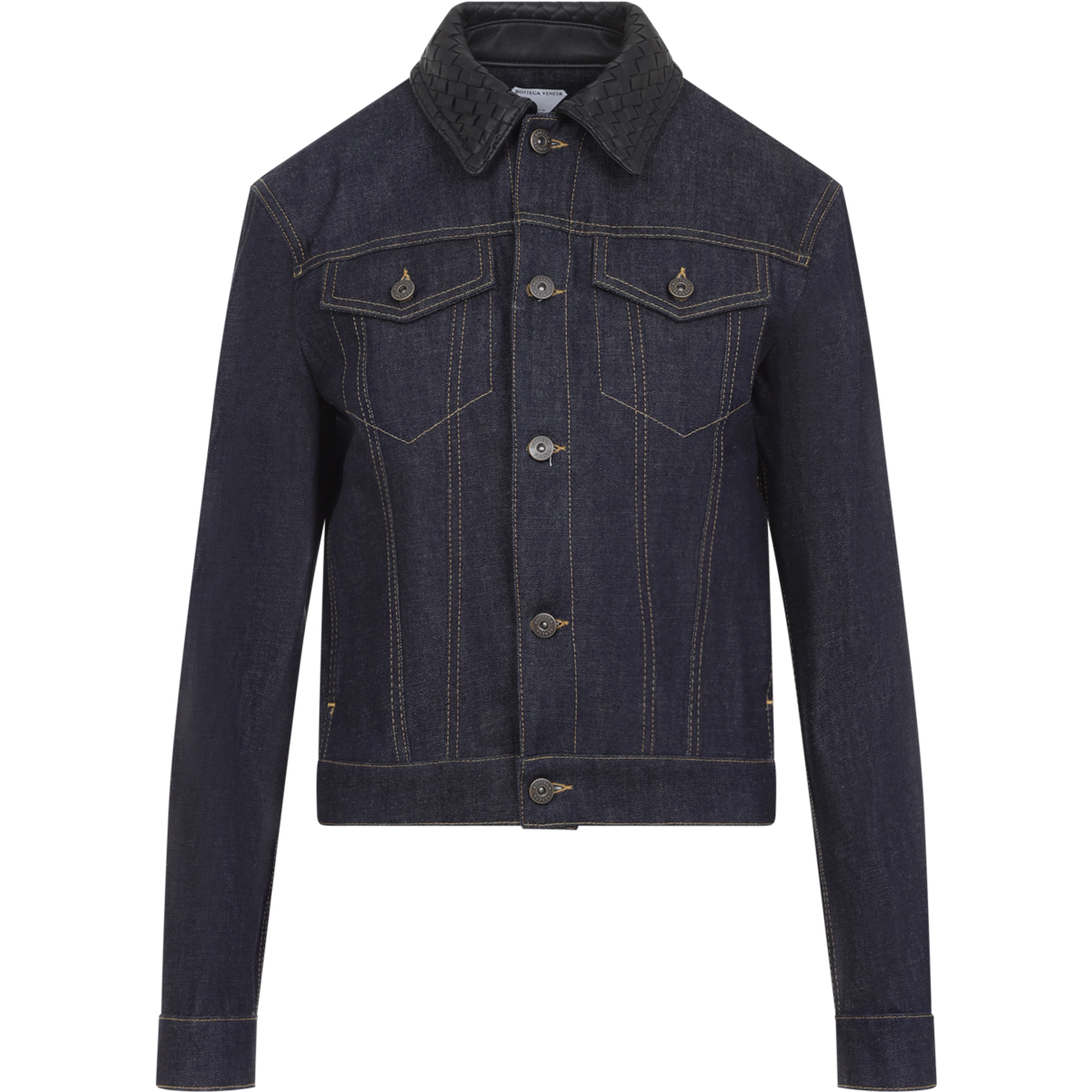 Bottega Veneta Raw Indigo Denim Jacket