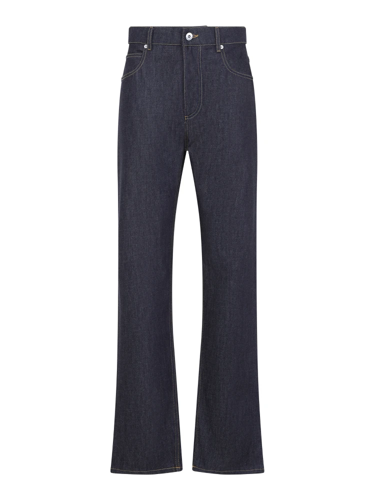 Bottega Veneta Raw Indigo Straight Denim