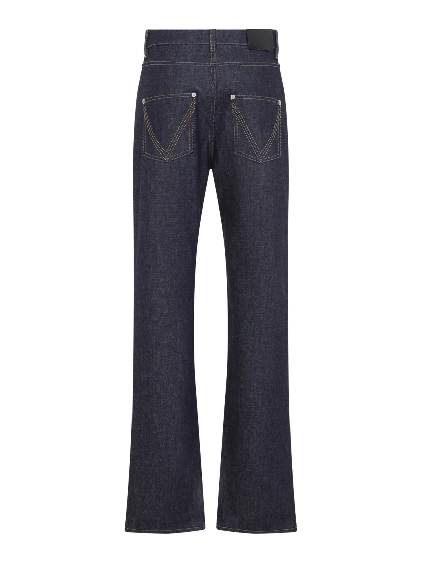 Bottega Veneta Raw Indigo Straight Denim