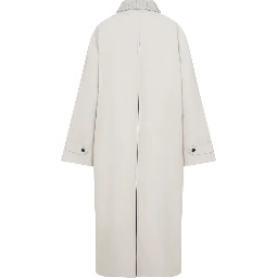 Bottega Veneta Wool Cotton Striped Coat