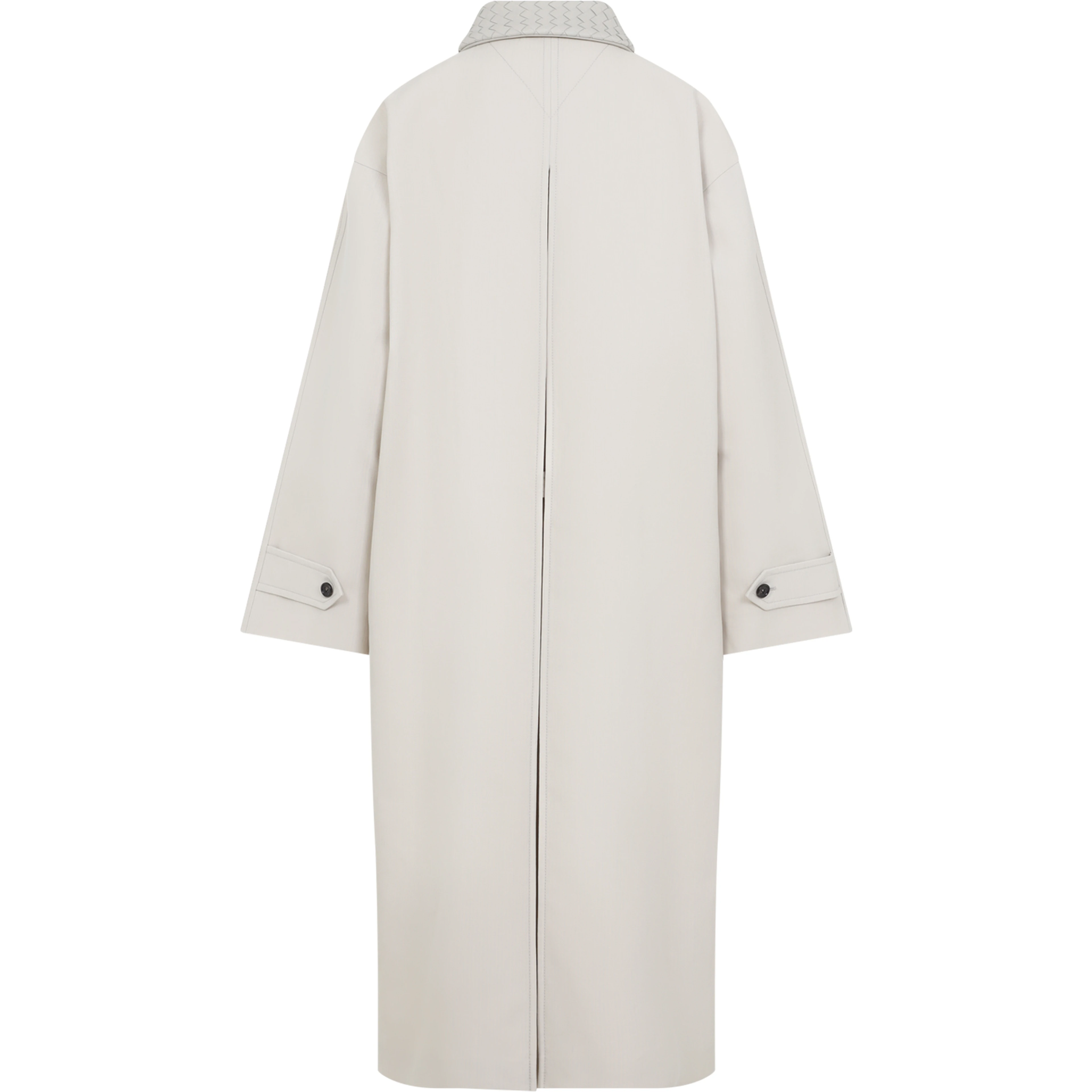 Bottega Veneta Wool Cotton Striped Coat