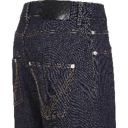 Bottega Veneta Raw Indigo Straight Denim