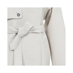 Bottega Veneta Wool Cotton Striped Coat