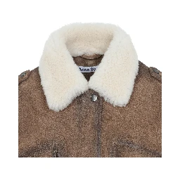 Acne Studios Leather Bomber Jacket