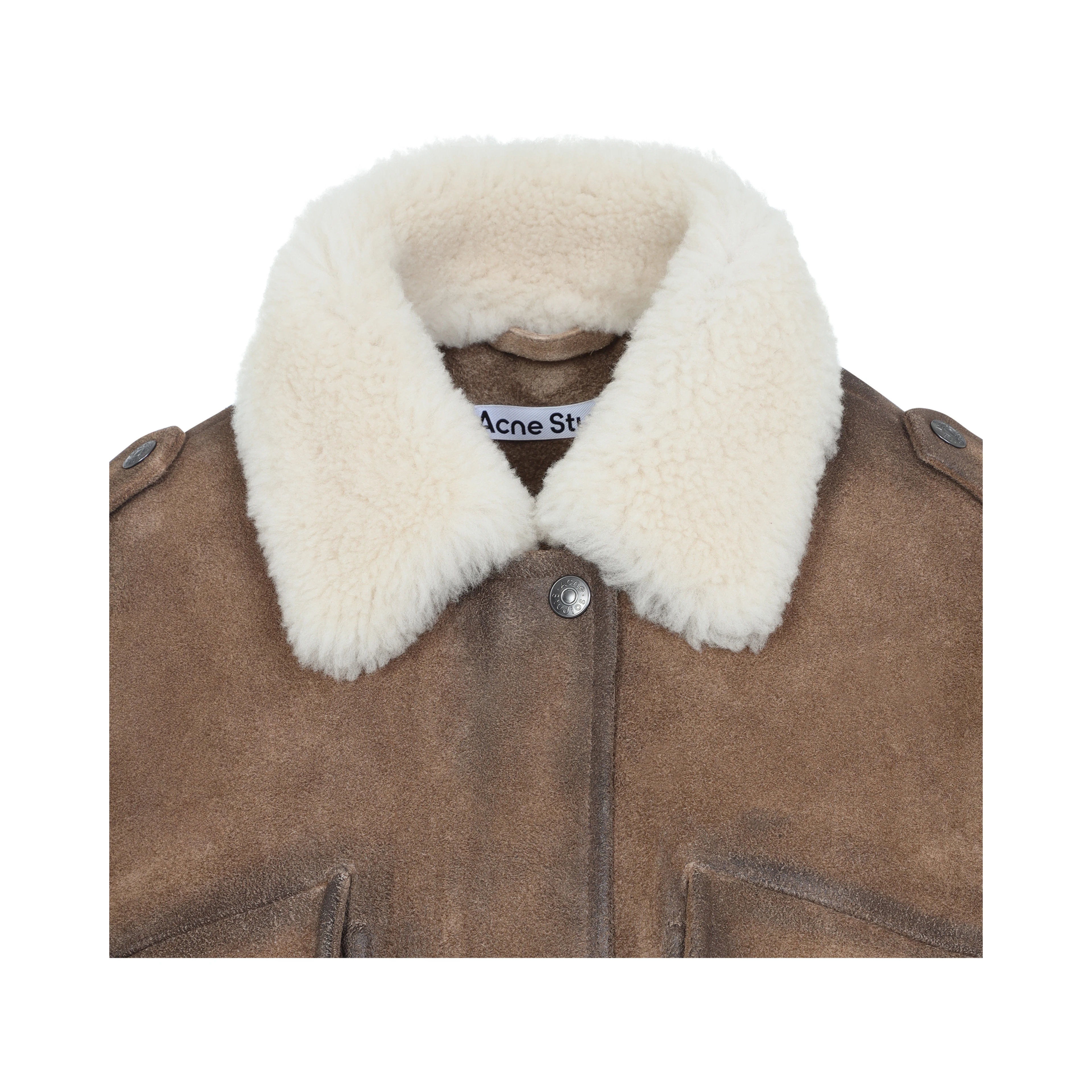 Acne Studios Leather Bomber Jacket