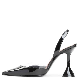 Amina Muaddi Lara Sling 95 Patent Pvc
