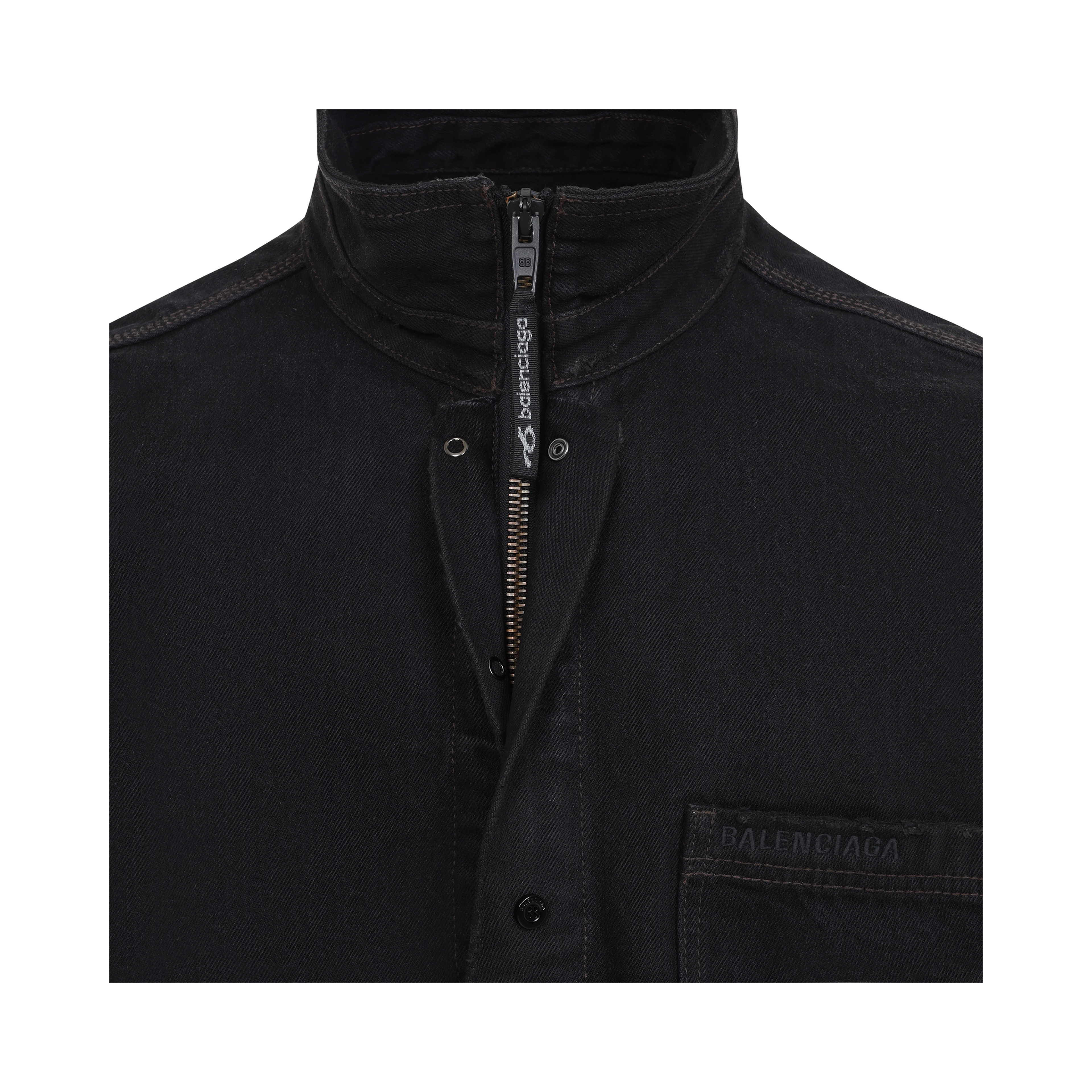 Balenciaga Zip Up Shirt
