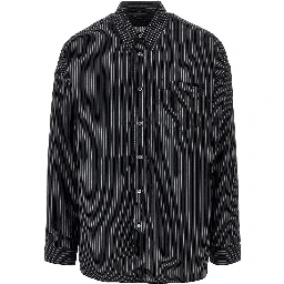 'Stable' pinstriped shirt